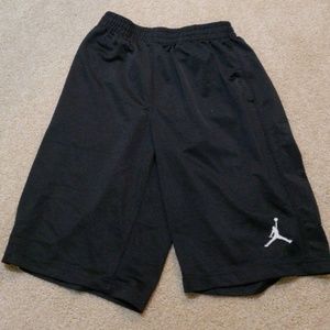 Black Jordan shorts